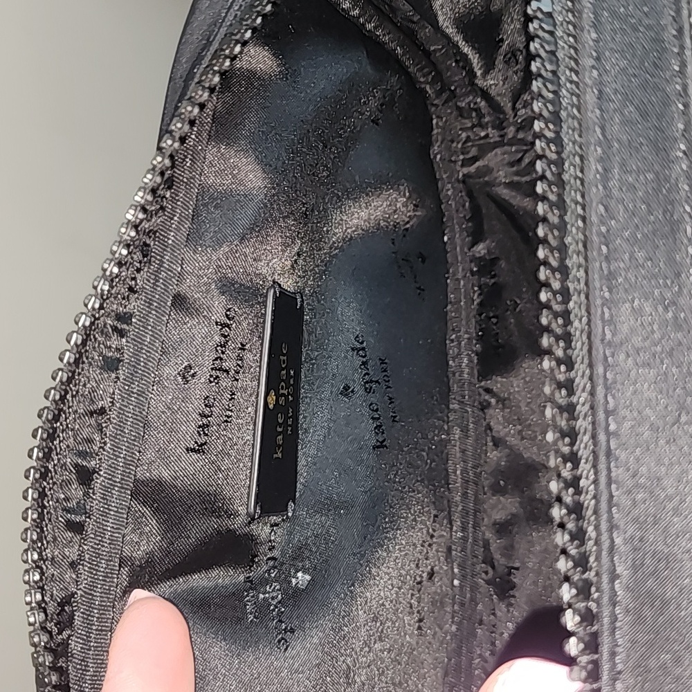 Kate Spade Black Double Zip Camera Bag Crossbody Purse - Picture 9 of 13